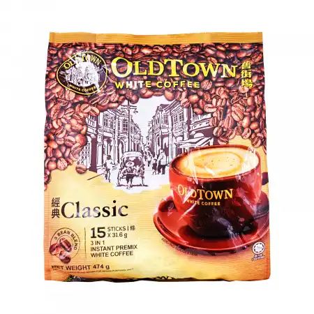 OLDTOWN 舊街場 白咖啡 經典有糖三合一 474g(15×31.6g)