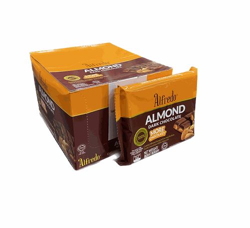Alfredo Almond Dark Chocolate 杏仁黑巧克力 100g
