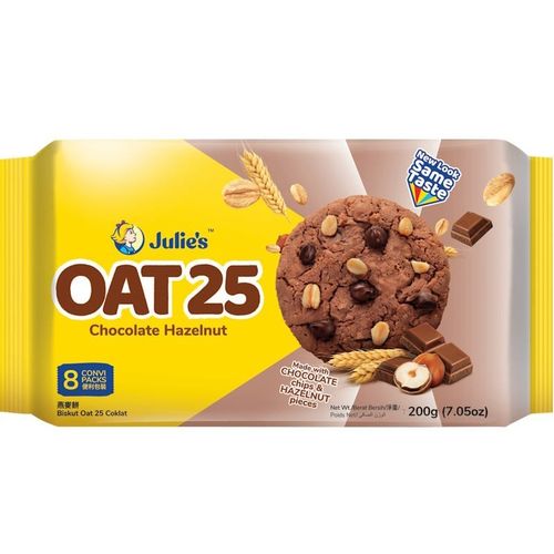 Julie's OAT 25 巧克力榛果燕麥餅 200g