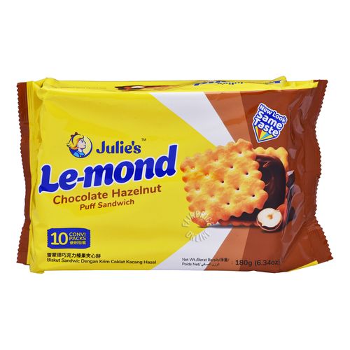 Julie's Le-mond 巧克力榛果夾心餅 180g