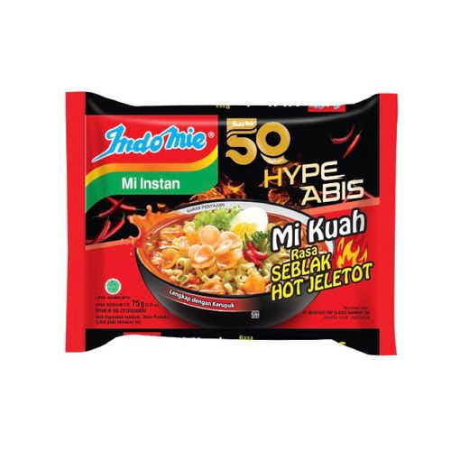 Indomie SEBLAK HOT JELETOT 脆餅辣味湯麵