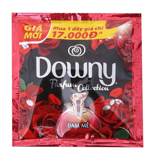 Downy 柔軟精隨手包 熱情玫瑰(紅) 20ml×10