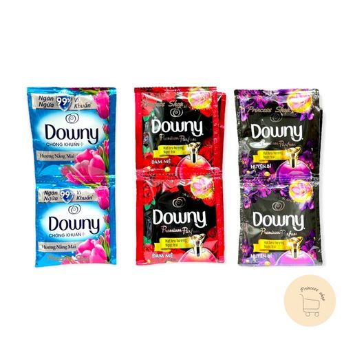 Downy 柔軟精隨手包 粉紅花 20ml×10