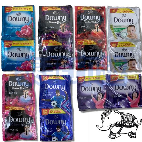 Downy 柔軟精隨手包 神秘(黑) 20ml×10