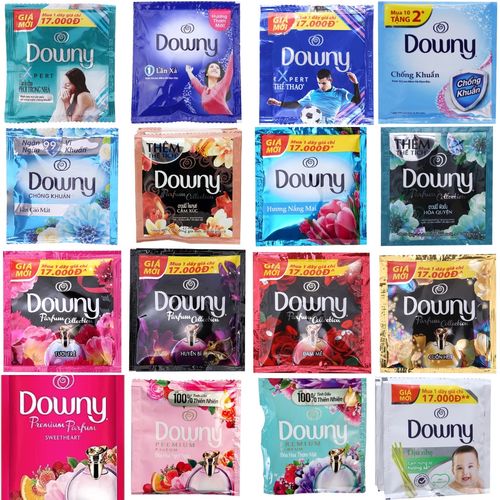 Downy 柔軟精隨手包 粉藍 20ml×10