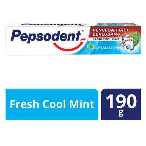 Pepsodent 牙膏 Fresh Cool Mint 清涼薄荷(藍紅) 190g