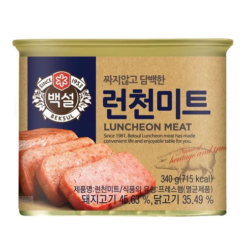 CJ 백설 Beksul 午餐肉罐頭 340g